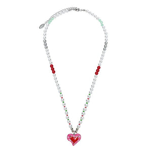 Secret Crush Heart Beaded Necklace