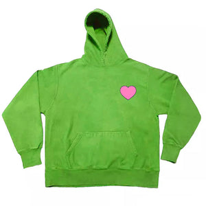 Heart Print Hoodie