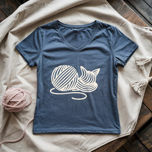 Knitten Lady V-neck