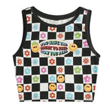 Indie Aesthetic Checker Top