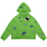 Indie Eye Print Hoodie