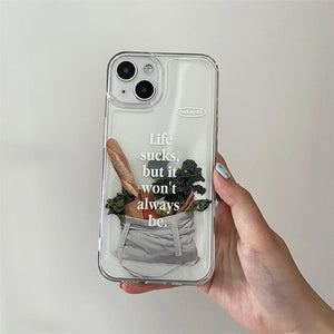 Life Sucks iPhone Case