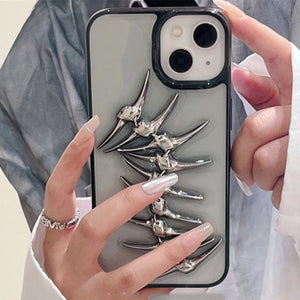 Metal Fish Clear IPhone Case