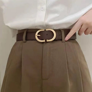 Minimalist Aesthetic Buckle Belt