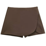 Old Money Asymmetric Mini Skort