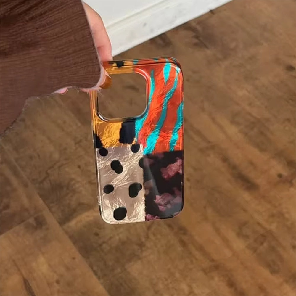 Patchwork Pattern iPhone Case