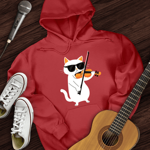 Cat Playing Violin Hoodie