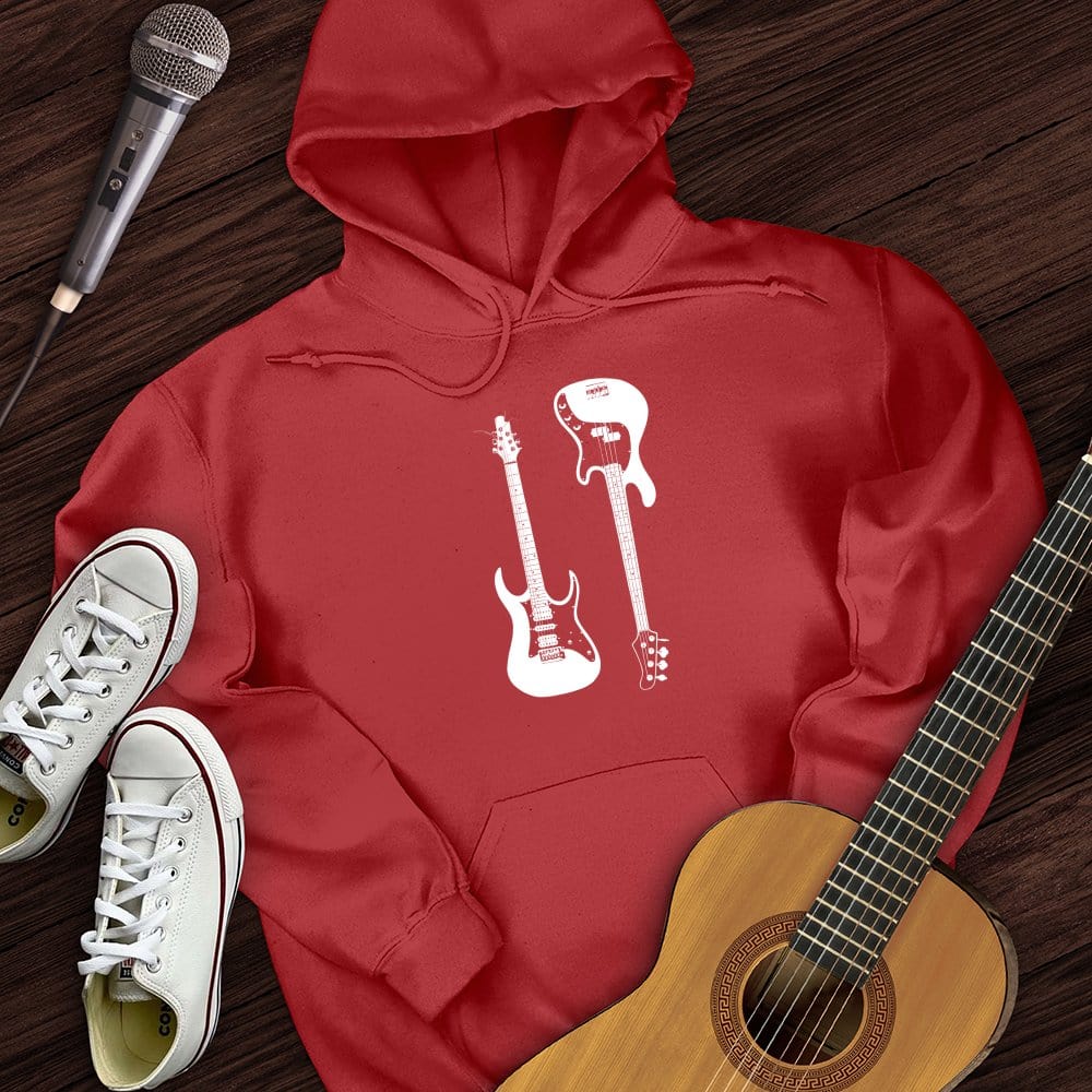 Electric and Bass Guitar Hoodie