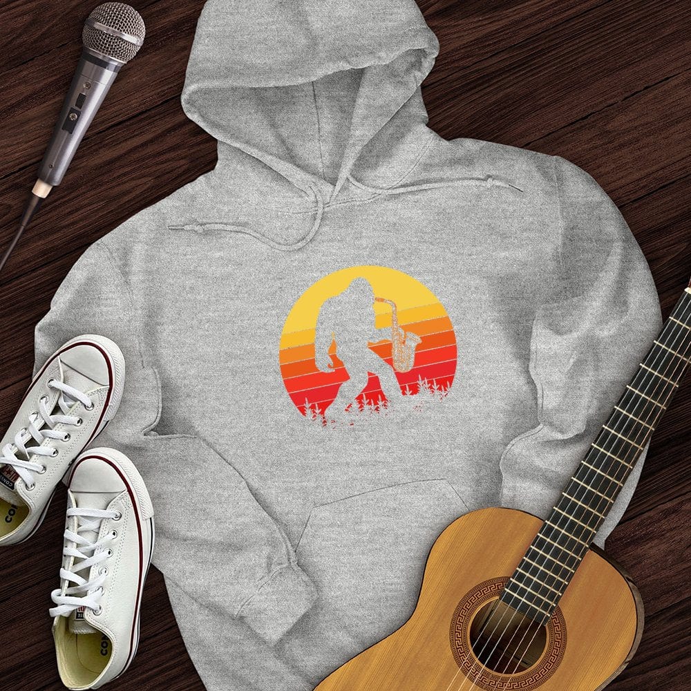 BigFoot Playing Sax Hoodie