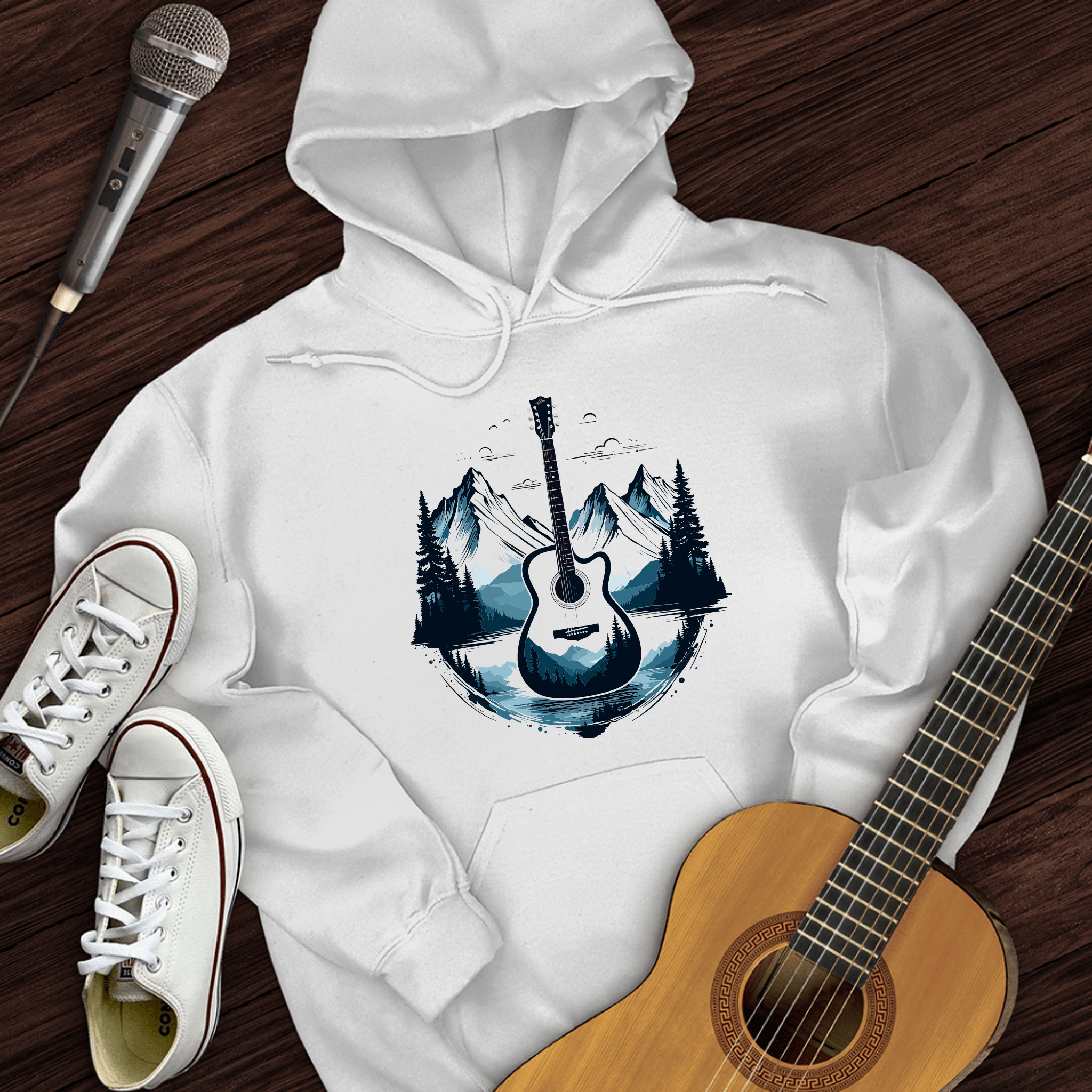 Glacier Guitar Hoodie