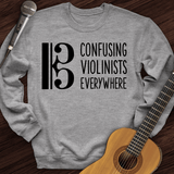 Confusing Violinists Crewneck