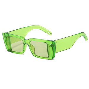 Rectangle Thick Frame Sunglasses