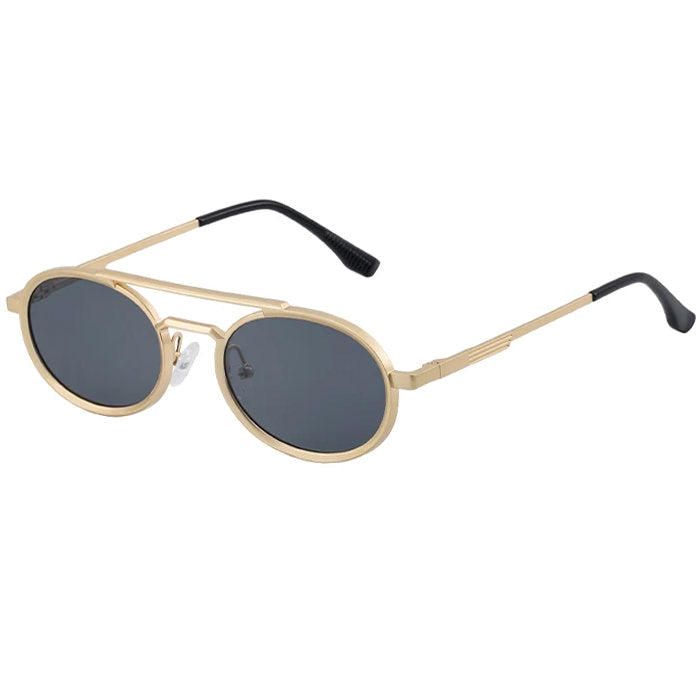 Retro Oval Frame Sunglasses