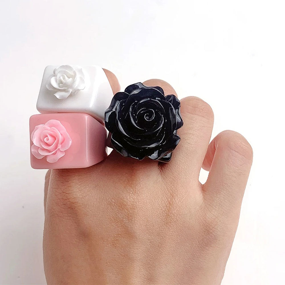 French Rose Chunky Ring