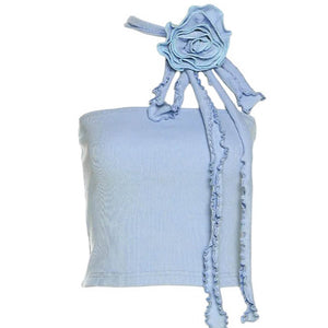 French Rose Ruffled Top