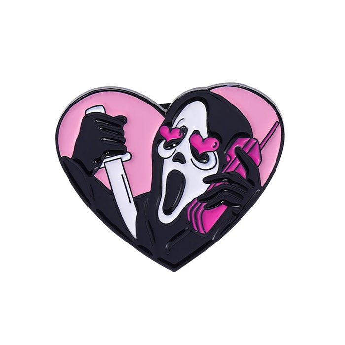Scream Brooch Pin