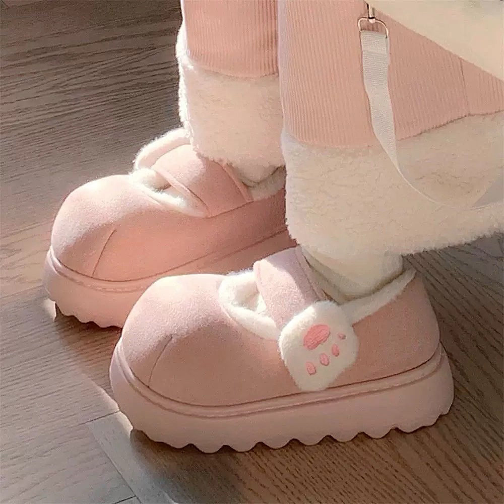 Soft Girl Kitten Platform Mary Janes