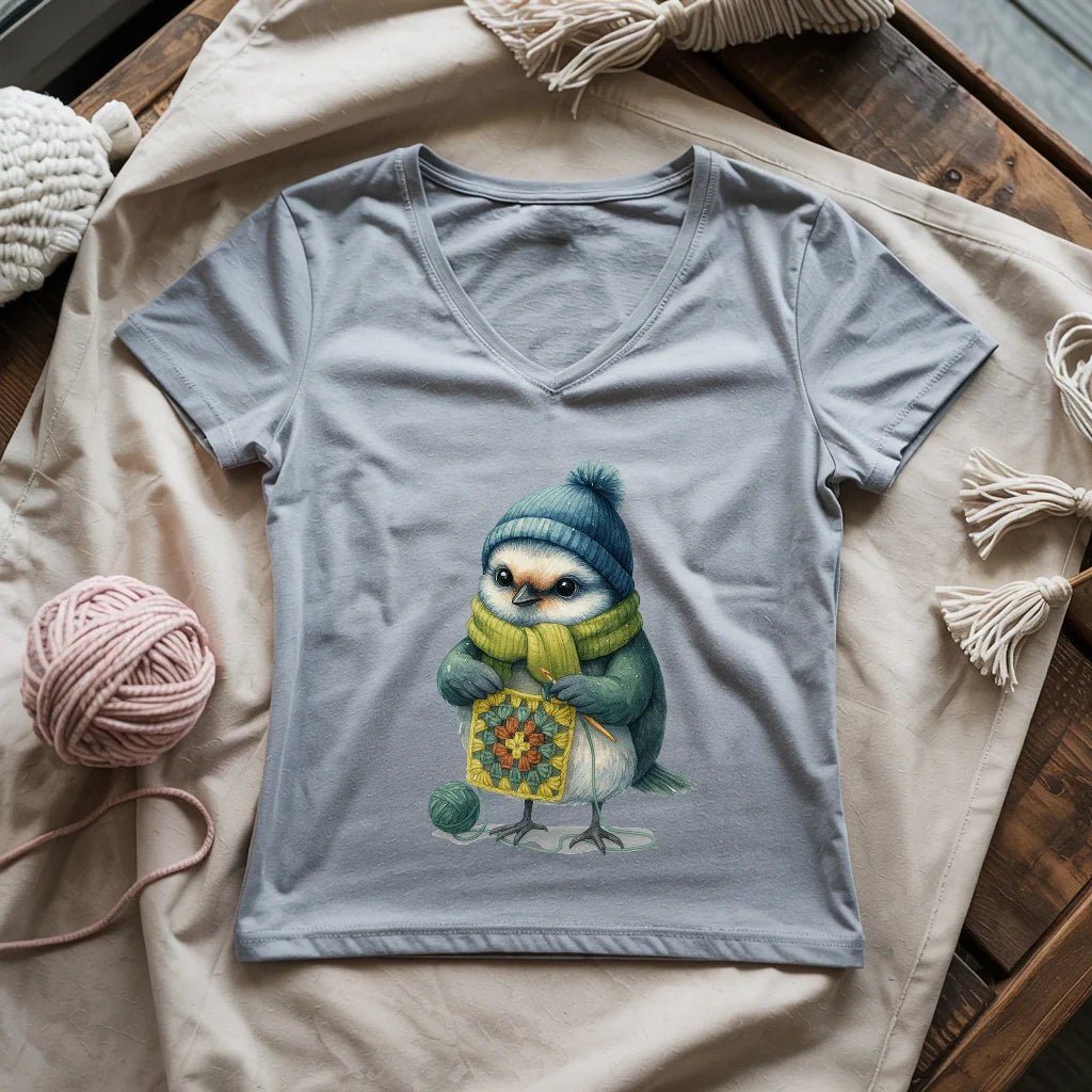 Hooker Bird Lady V-neck