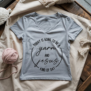 Yarn & Jesus Lady V-neck