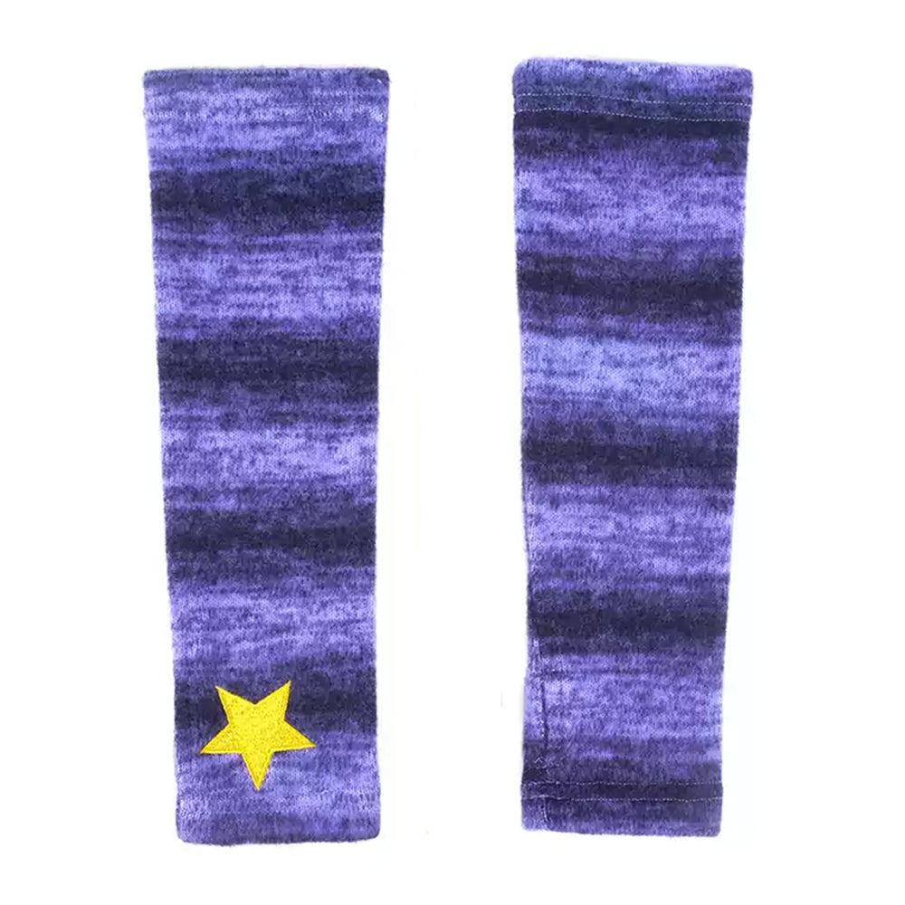Star Girl Purple Arm Warmers