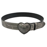 Vintage Aesthetic Heart Buckle Belt