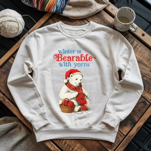 Bearable With Yarns Sweatshirt