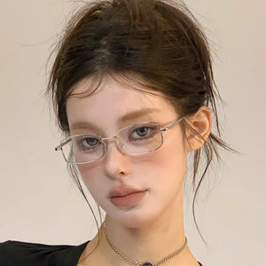 Secret Mission Y2K Rectangle Sunglasses