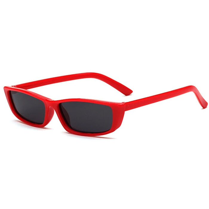 Y2K Skinny Square Sunglasses