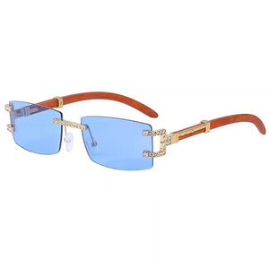 Y2K Square Frameless Sunglasses