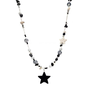 Y2K Star Beaded Necklace