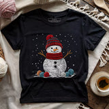 Yarn Snowman T-shirt